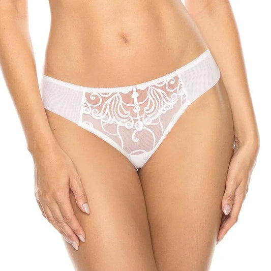 Sheer Thong Panty Gorteks Fiore - STREET STYLE