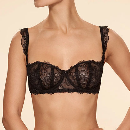 Sheer Lace Balconette Bra Ajour Sonata - STREET STYLE