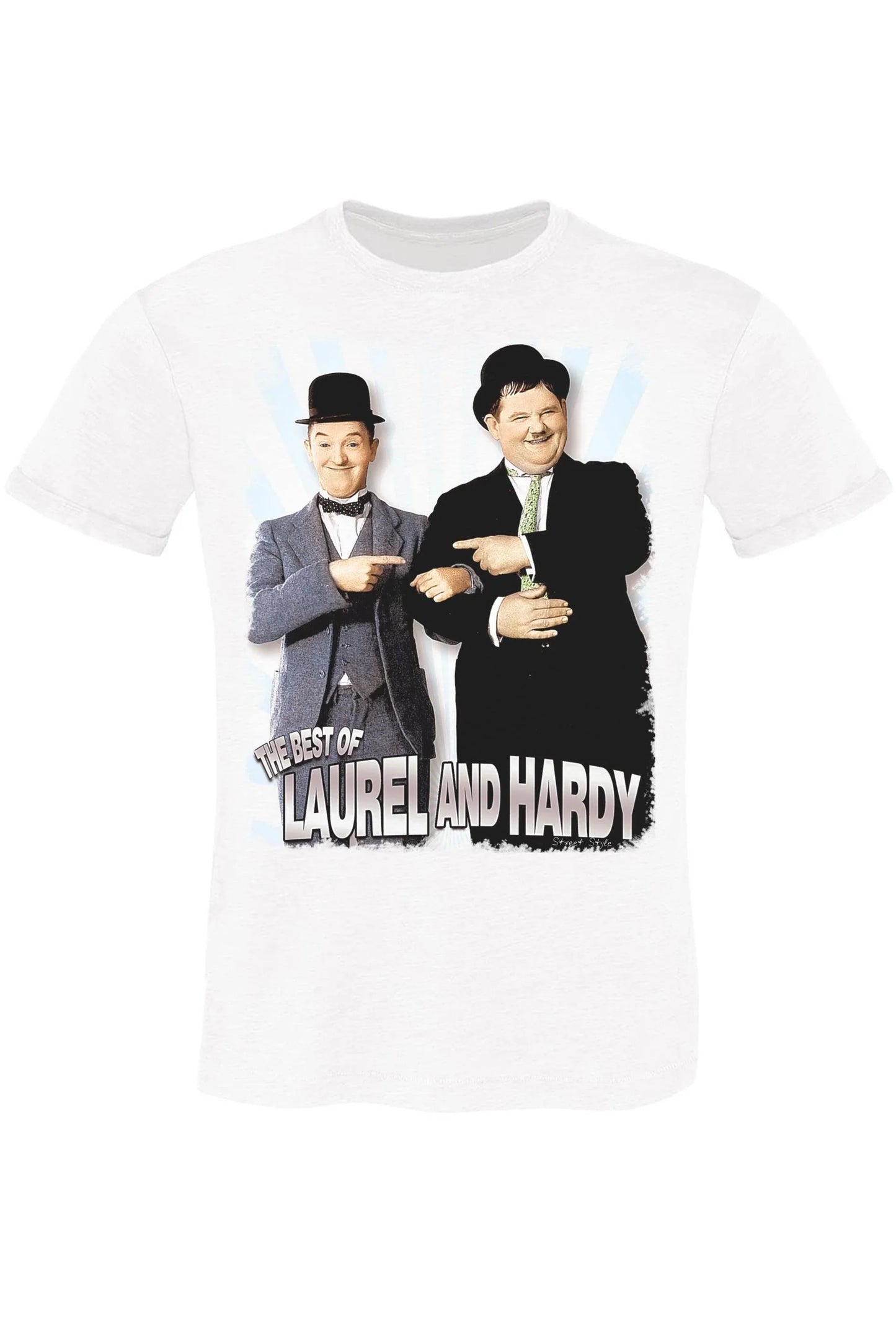 Stanlio e Olio – T-shirt Uomo Urban 100% Cotone - STREET STYLE