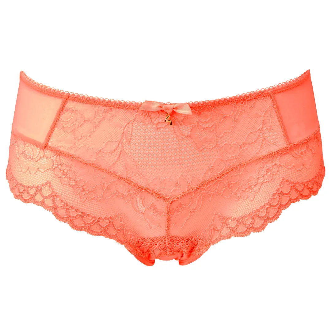 Sheer Shorts Panty Gossard Superboost Neon Coral - STREET STYLE