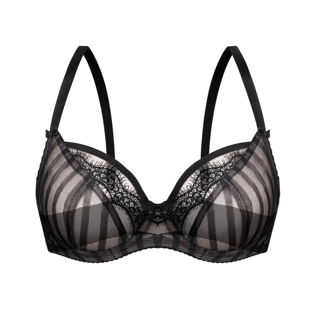 Sheer Soft Full Figure Underwire Bra Stefani - STREET STYLE