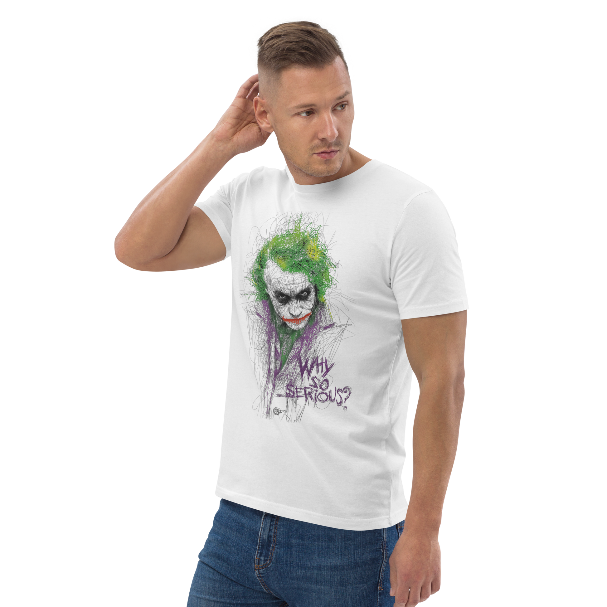 T-shirt Joker  Uomo - Stilizzato Cinema Made in Italy STREET STYLE