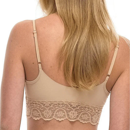 Wireless Triangle Bralette Commando Tulip - STREET STYLE