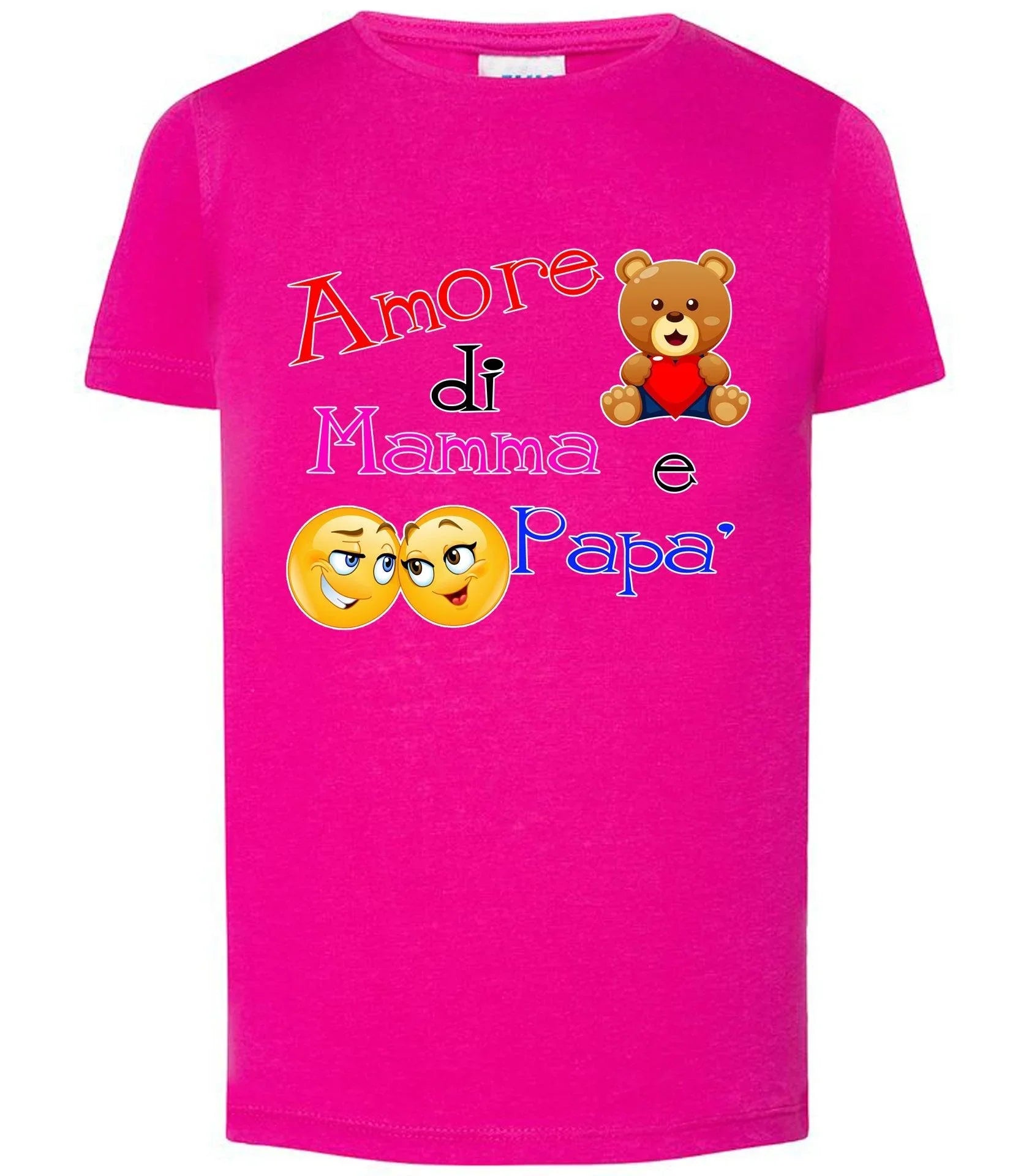 Amore di Mamma e Papà T-shirt solo da femmina Mod. Slim - STREET STYLE