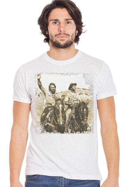 Bud Spencer & Terence Hill T-shirt Uomo 100% Cotone - STREET STYLE