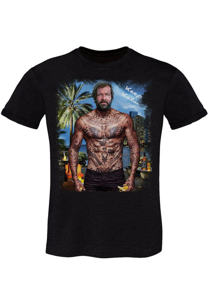 T-shirt Uomo Bud Spencer The Legend - Cotone Slub - STREET STYLE