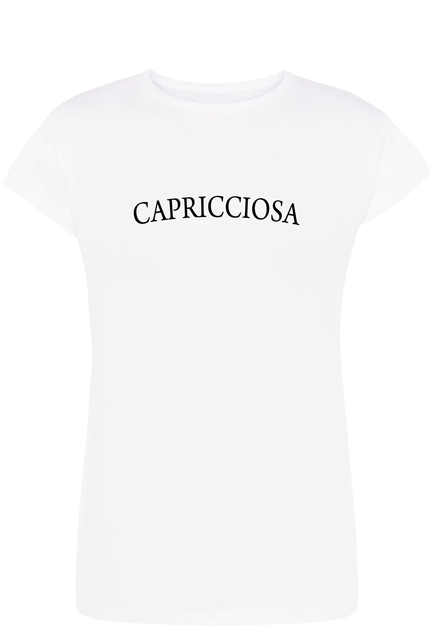 Capricciosa 3412 Solo Parole Lady Donna 100% Cotone Pettinato - STREET STYLE
