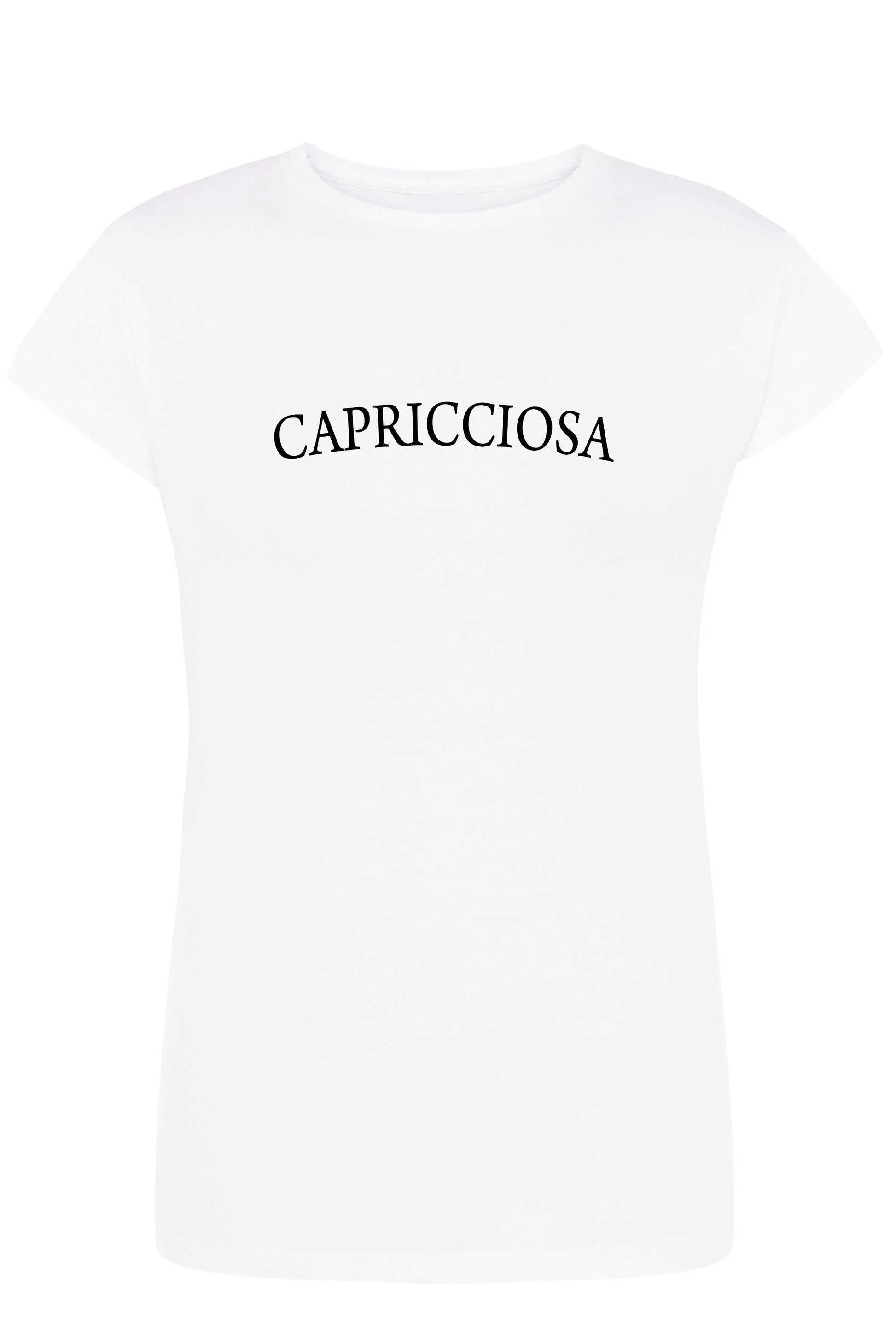 Capricciosa 3412 Solo Parole Lady Donna 100% Cotone Pettinato - STREET STYLE