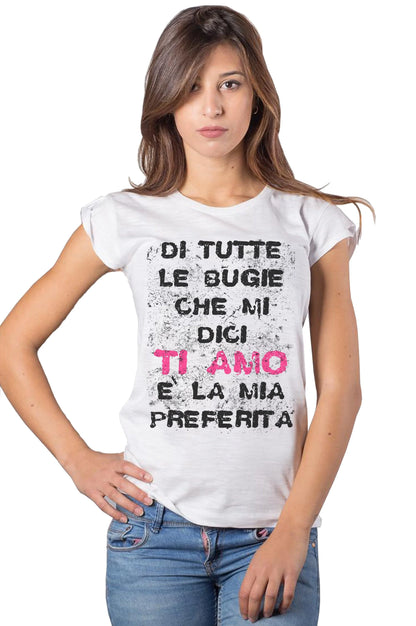 T-shirt Donna Slub 'Ti Amo' - STREET STYLE - STREET STYLE