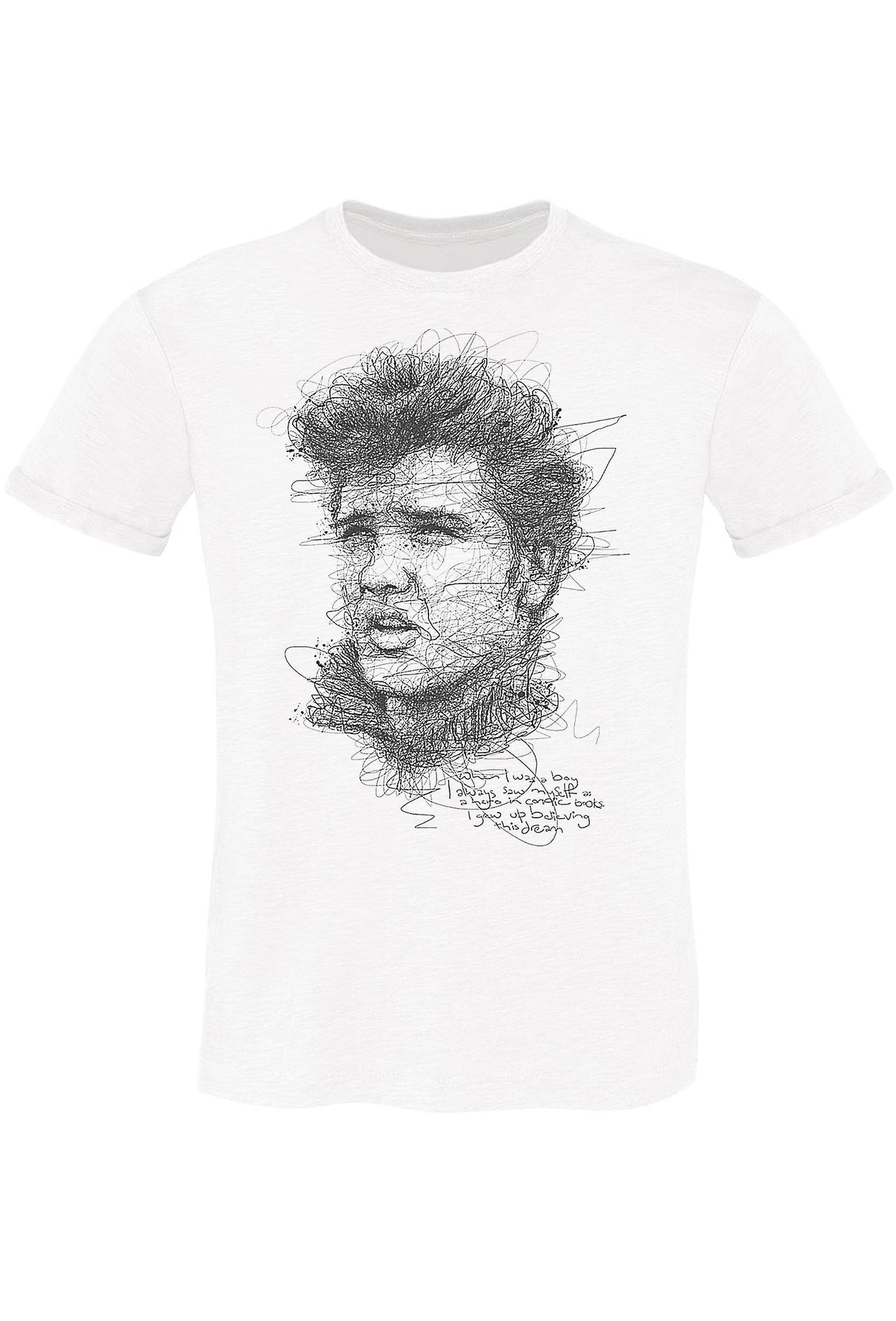 T-shirt Elvis Stylized Uomo – 100% Cotone Slub - STREET STYLE