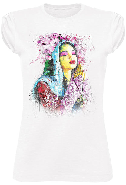 T-shirt Donna Fiammata STREET STYLE - Cotone Bio - STREET STYLE