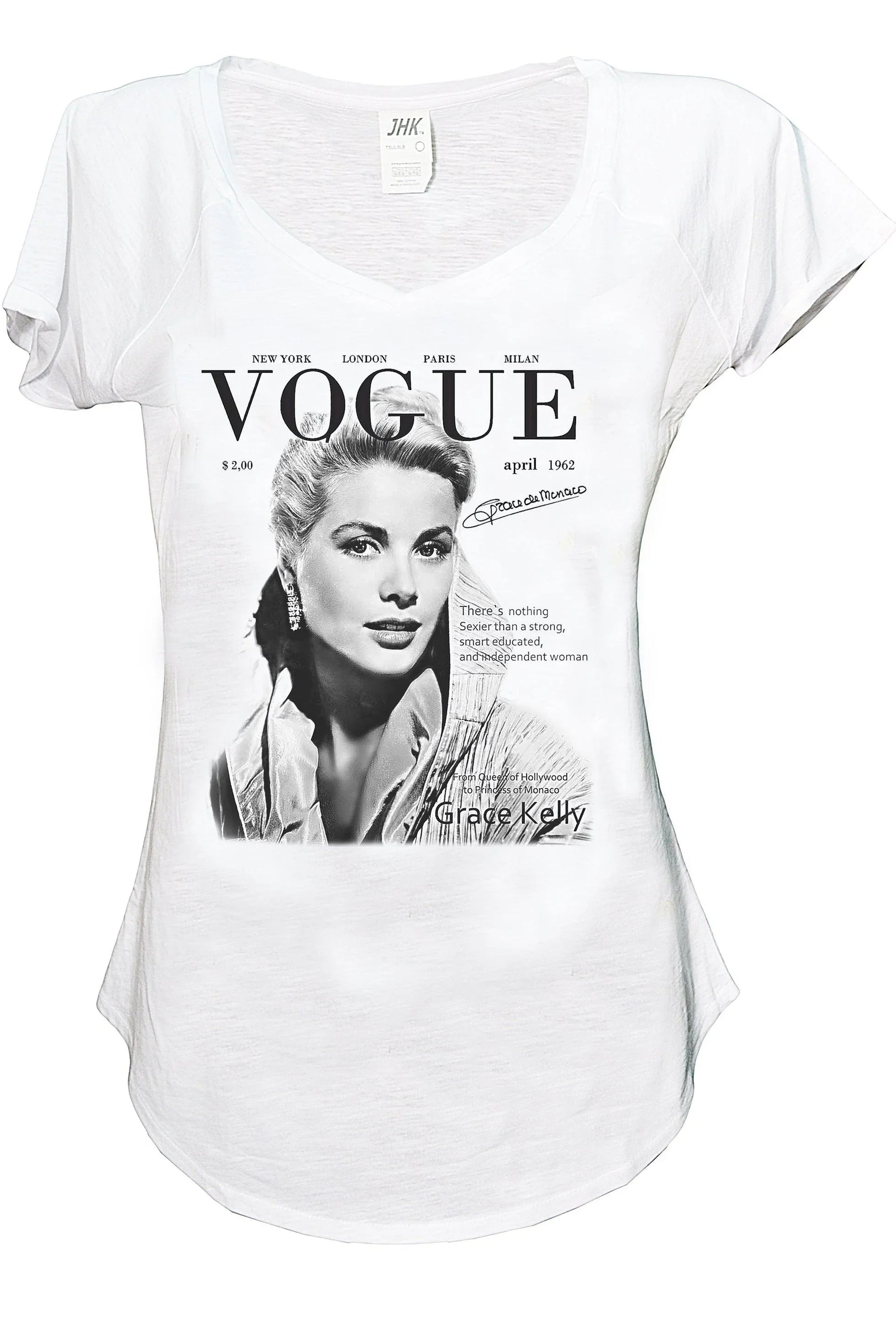 Grace Kelly Atrice Soggetti Famosi 18-62 Urban Slub Lady Donna Cotone 100% Fiammato JK - STREET STYLE