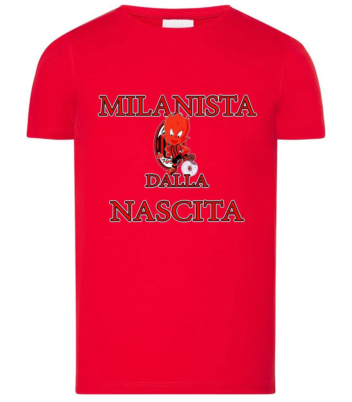 Milanista - Juventino - Interista Dalla Nascita T-shirt solo da femmina Mod. Slim - STREET STYLE