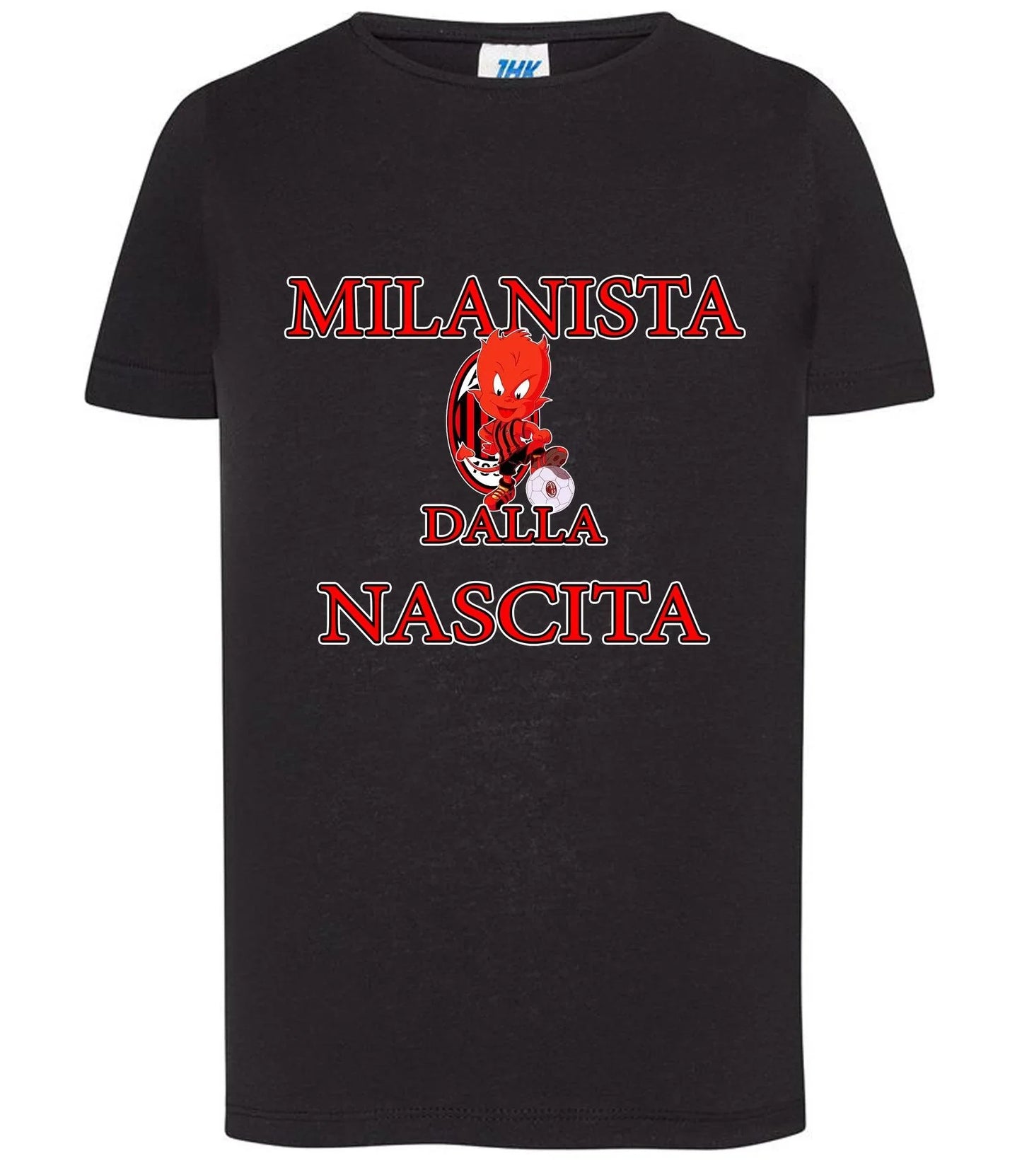 Milanista - Juventino - Interista Dalla Nascita T-shirt solo da femmina Mod. Slim - STREET STYLE