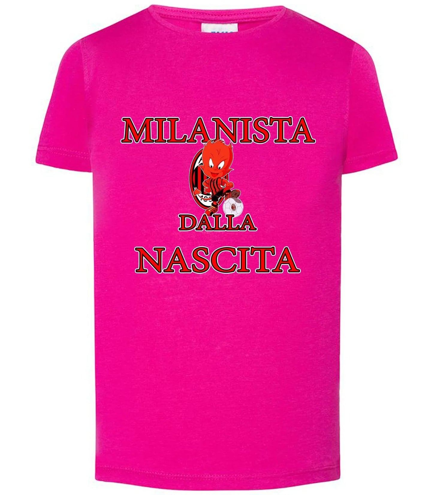 Milanista - Juventino - Interista Dalla Nascita T-shirt solo da femmina Mod. Slim - STREET STYLE