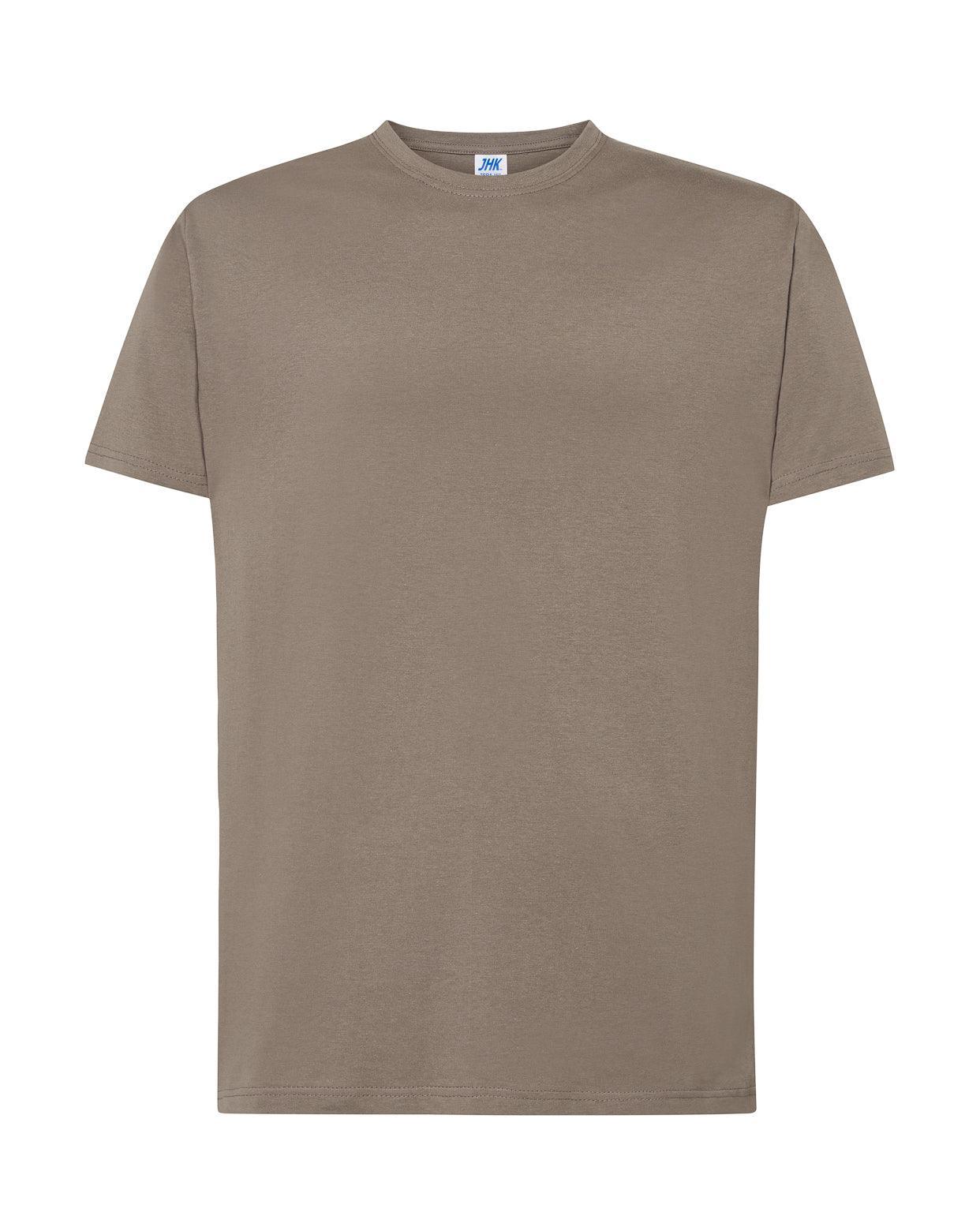 T-shirt streetwear unisex in cotone beige, stile urban minimal, maniche corte.