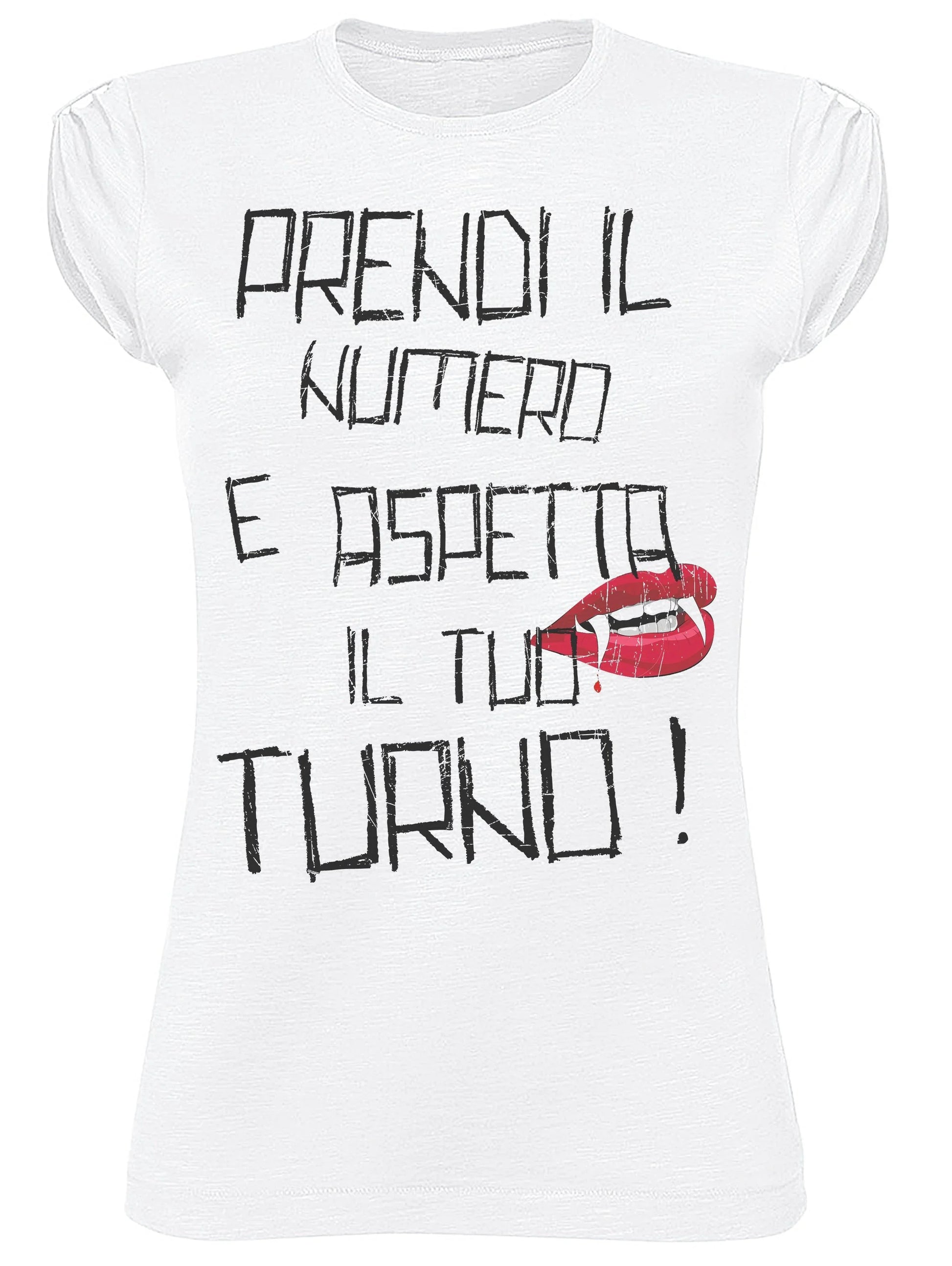 T-shirt Donna Street Style 'Prendi il Numero' - Cotone Bio - STREET STYLE