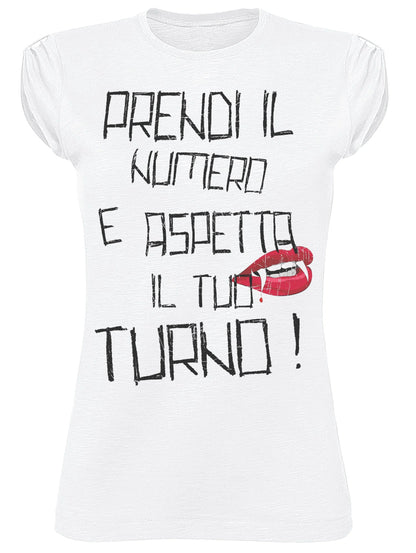 T-shirt Donna Street Style 'Prendi il Numero' - Cotone Bio - STREET STYLE