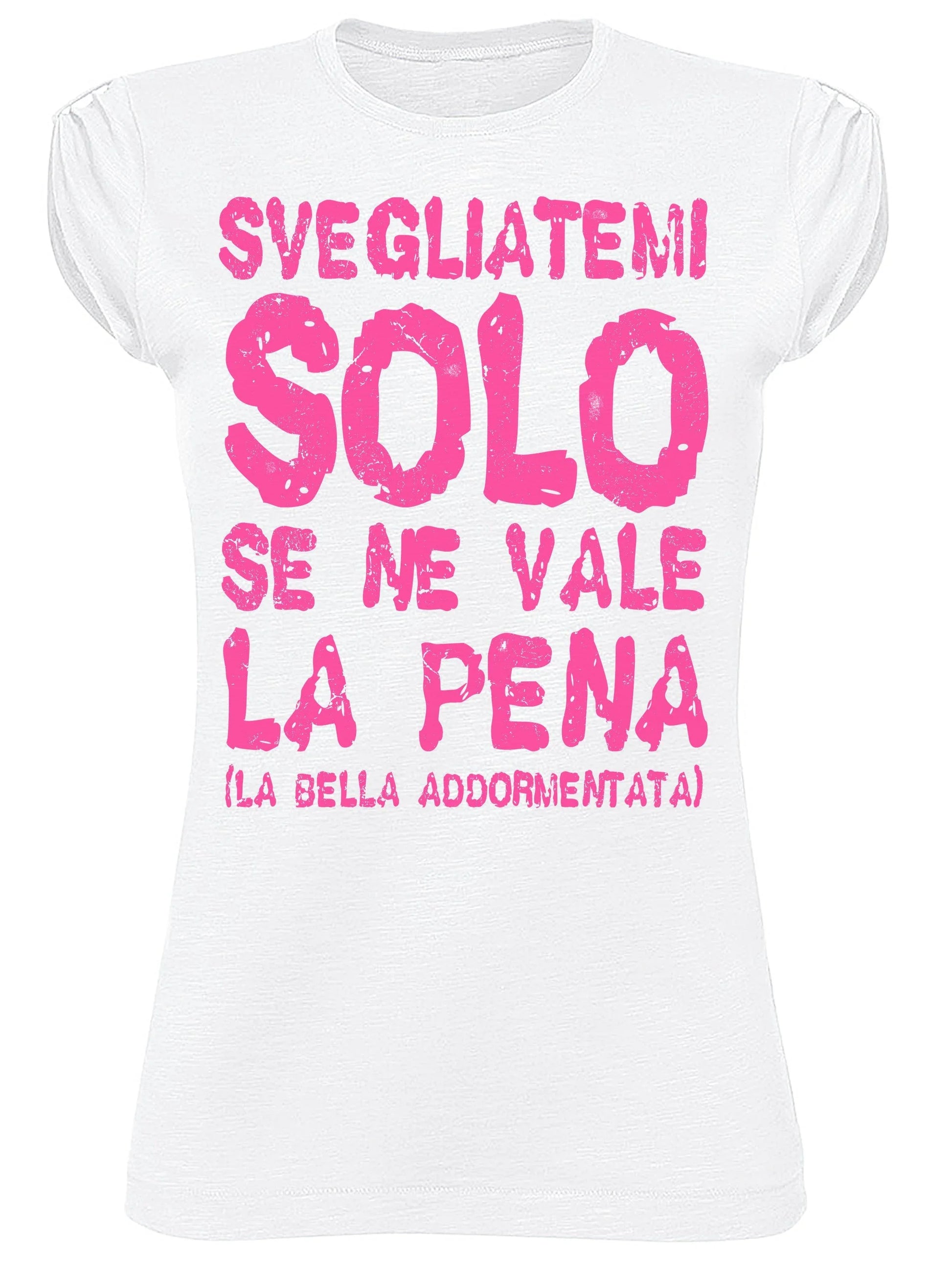 STREET STYLE T-shirt Donna 'Svegliatemi' 100% Cotone - STREET STYLE