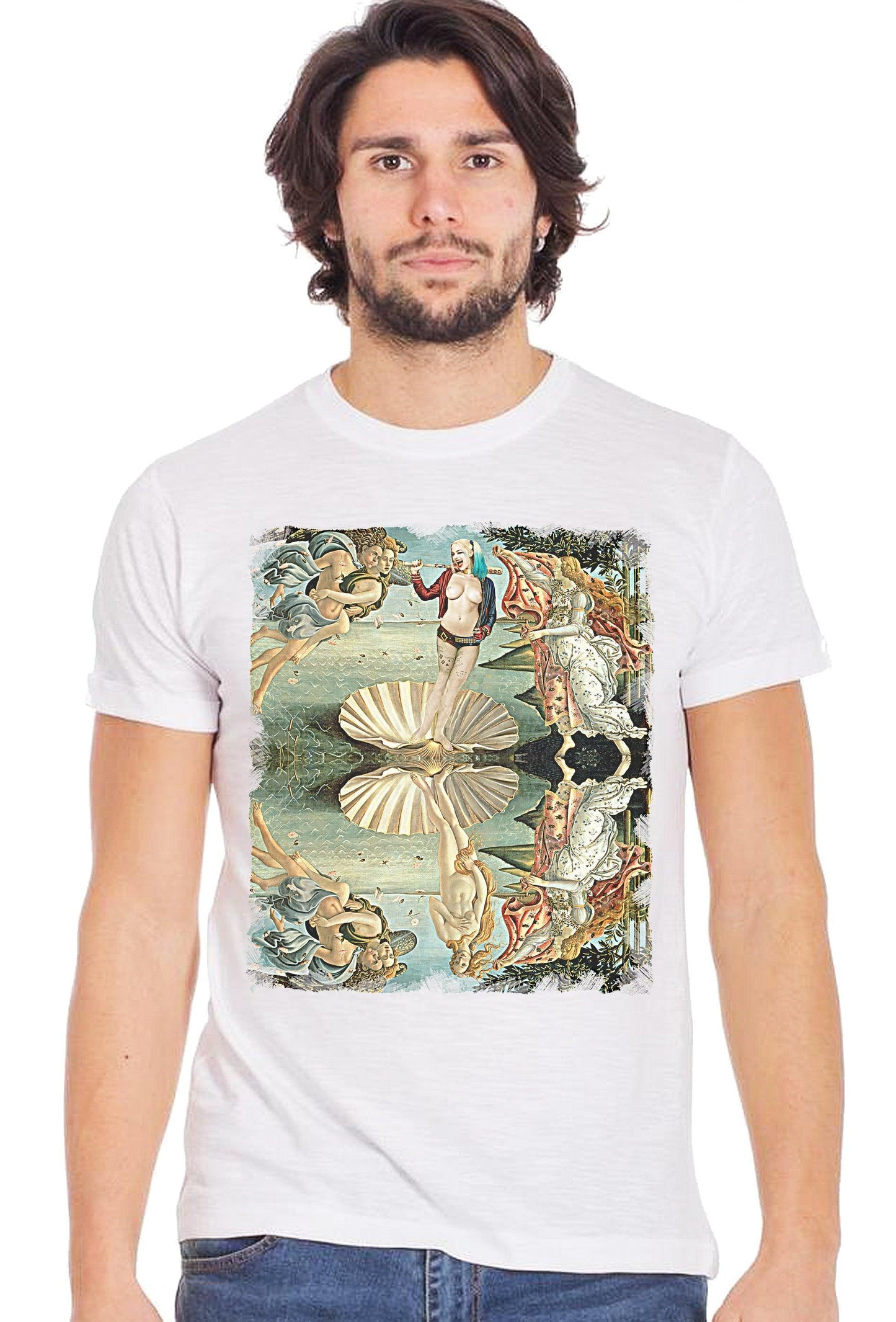 Venere Harley Quinn - T-shirt Uomo 100% Cotone Slub - STREET STYLE